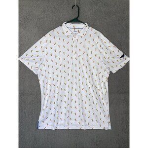 Johnnie-O Men's Sz‎ XL Hair Of The Dog Performance Golf Polo